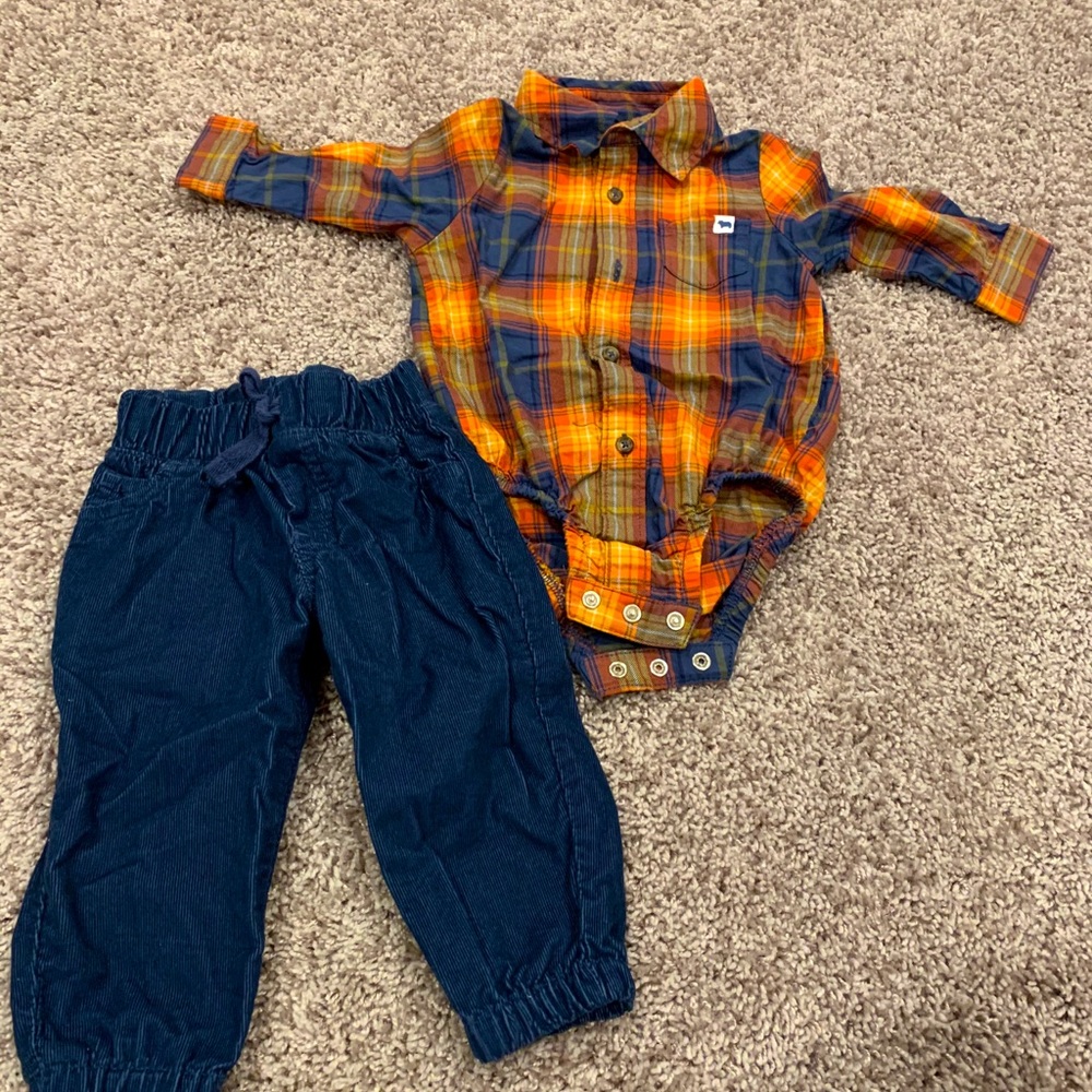Matching shirt and pants
